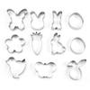 12pcs Halloween Cookie Cutter Stainless Steel Cartoon Cookie Mold Bat Shaped Mold Baking Mold Kitchen Baking Tools