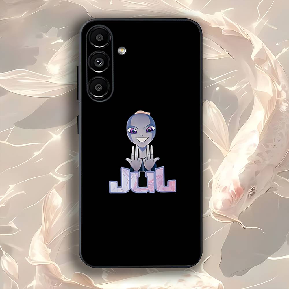 

J-Julien M-Mari Jul Phone Case For Samsung A73,72,51,53,52,71,22,5G,Note,J7,8,9 Classic Versatile Black Soft Shell SamsungA71 5G