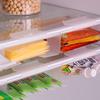 Multifunktionaler Kühlschrank-Aufbewahrungskorb mit Trennwand-Organizer, Küchen-Abtropfgestell, Effiziente Raumnutzung in Ihrem Kühlschrank