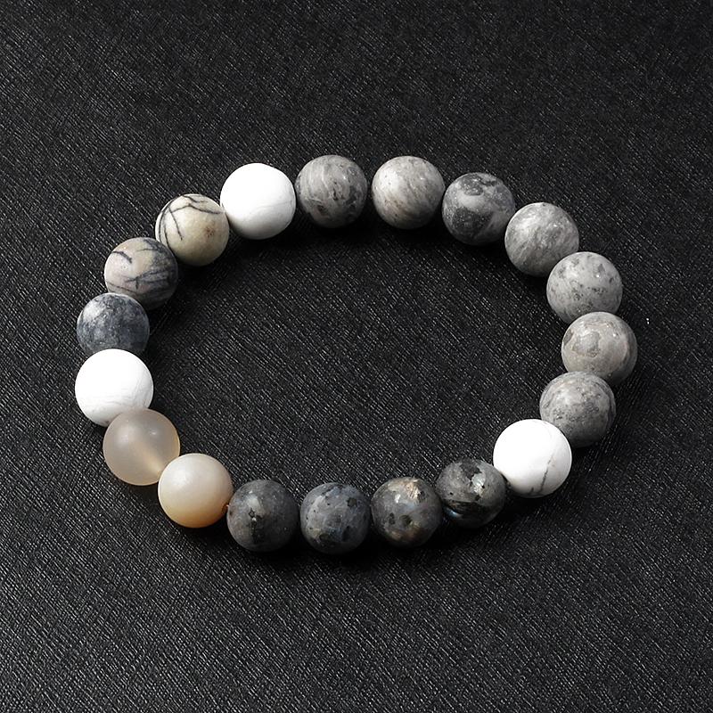 Universe Galaxy Eight Planets Bracelets Solar System Guardian Star Natural Stone Beads Bangles for Women Jewelry Drop Shipping