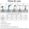 11 PCS Screw Extractor Tool Kit Set, Remove Broken Bolt Fastener,Use by Manually or with a Hammer or Electric Drill