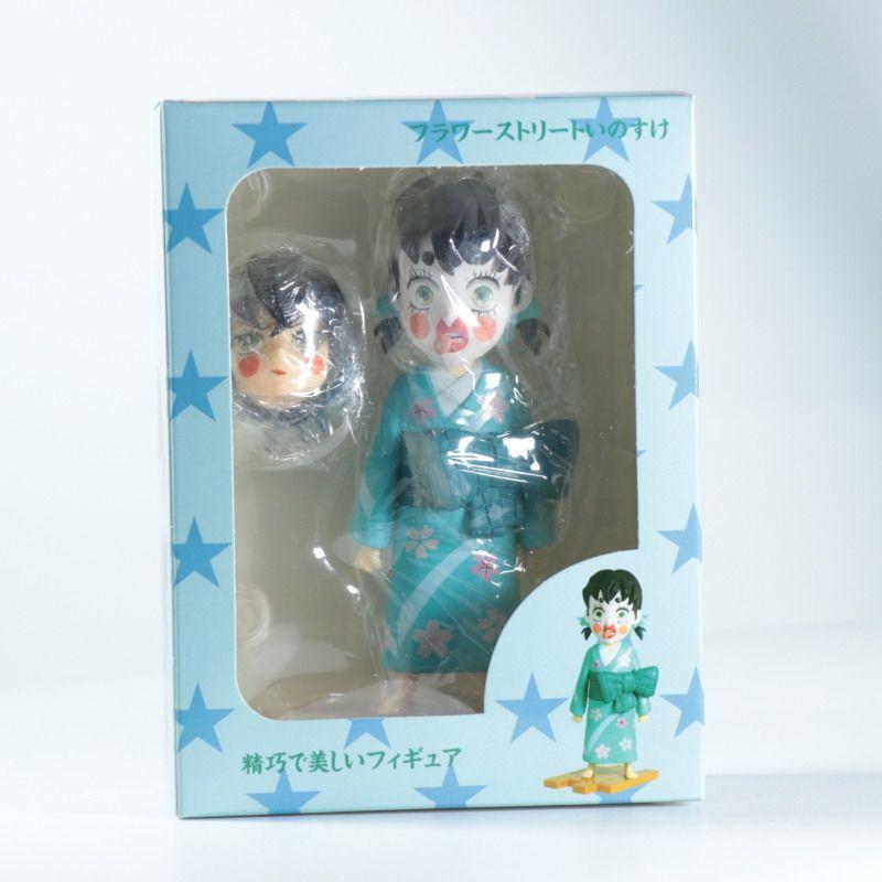 Jucării și figurine anime desenate de Tanjirou, Zenitsu și Inosuke din 'Demon Slayer' ca ornamente decorative de birou