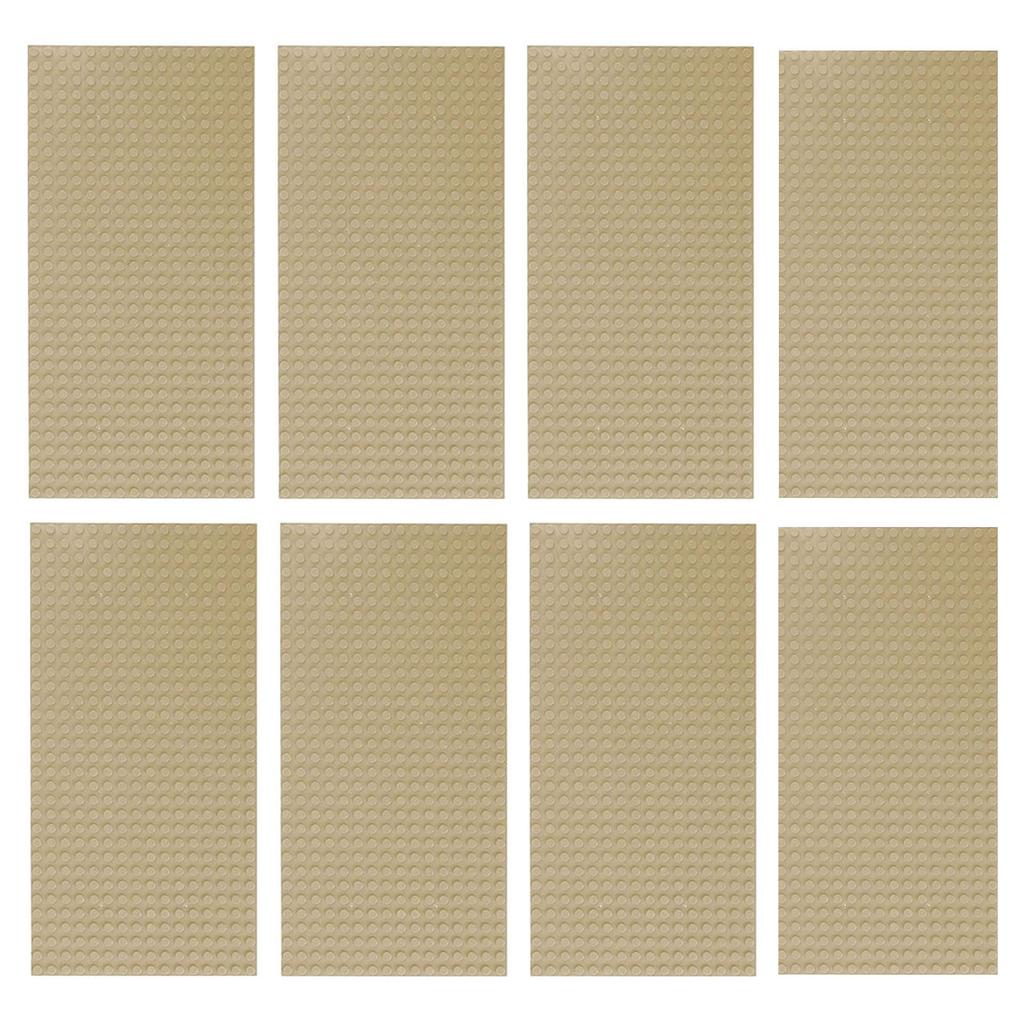 8 Stück 16x32 Noppen Klassische Grundplatten MOC DIY Kunststoffsteine Grundplatten StadtDimensionen Bausteine Figuren Konstruktionsspielzeug