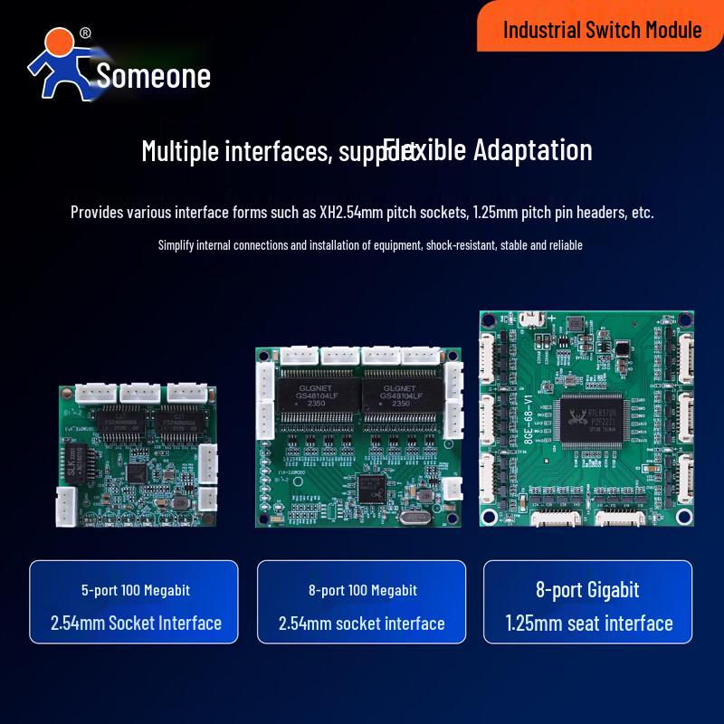 USR-ISF005Q Industrial 5-Port 100M Embedded Switch Module