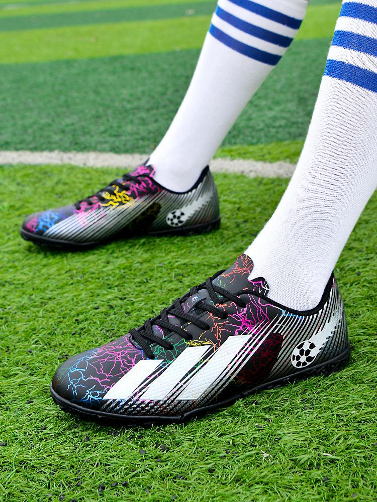 Football Shoes Men's TF Broken Nails Non-slip Children's Primary and Secondary School Students Youth Professional Game Training Sports Football Shoes