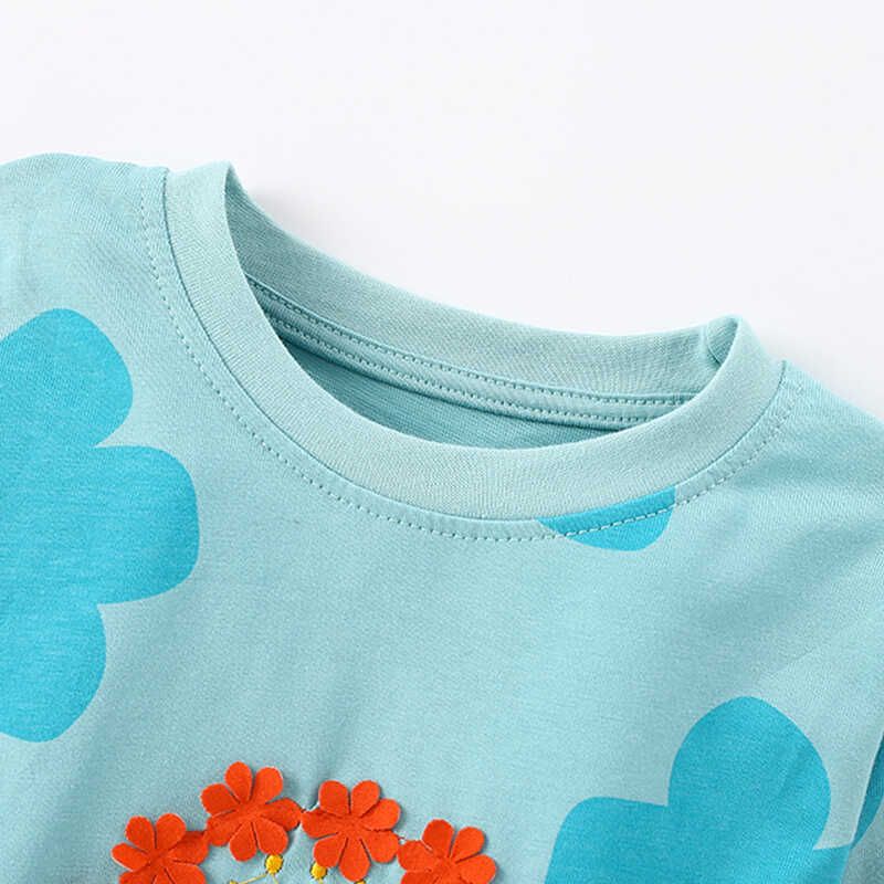 Malwee Girls' Home Wear Suit 2025 Spring & Fall Western Style Little Girl Round Neck Long Sleeves Kids Pure Cotton Two-piece Set