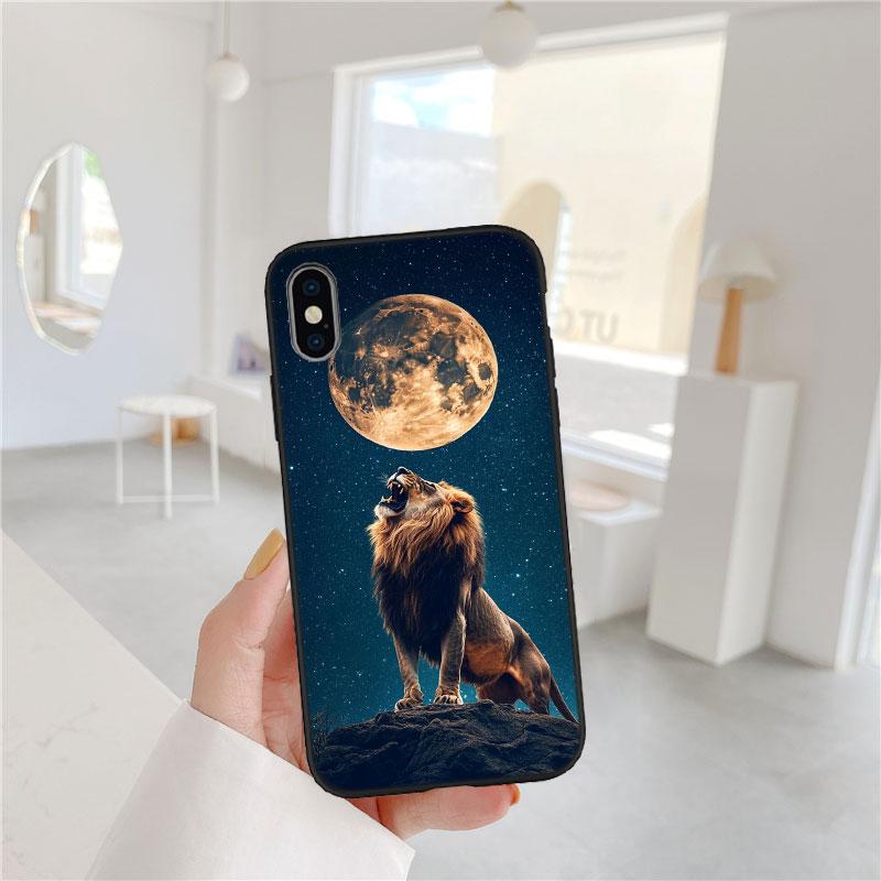 IX1 Animal Tiger Lion Phone Case for Samsung A56 A26 A36 A8 A9 A02 A02S A03S A10 10S A20 A20S A30 A30S A40S A50 A50S A70