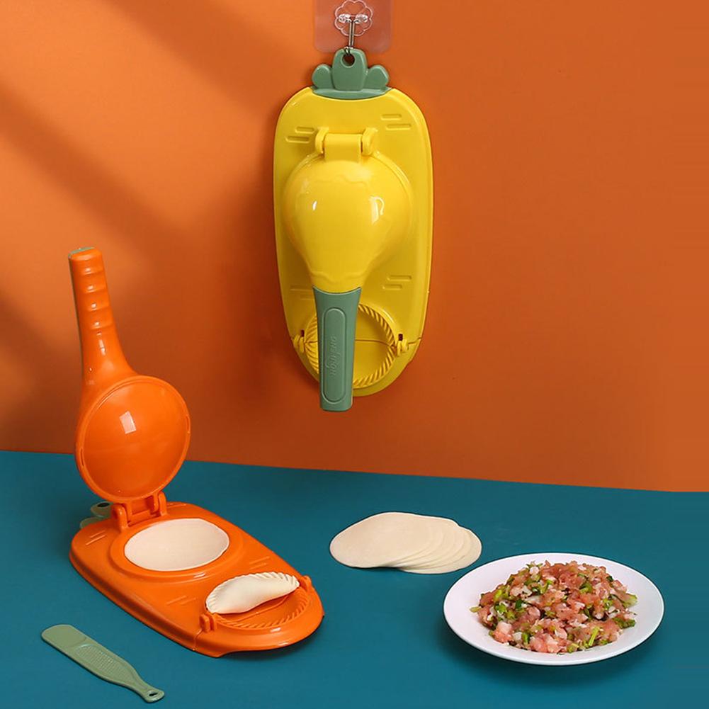 2-in-1 Dough Pressing Tool Food Grade Manual Dumpling Wrapper Tool Labor-Saving Baking Pastry Kitchen DIY Accessories