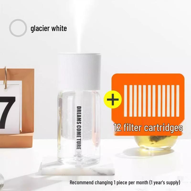 Mini USB Air Humidifier & Purifier for Home, Office, and Car