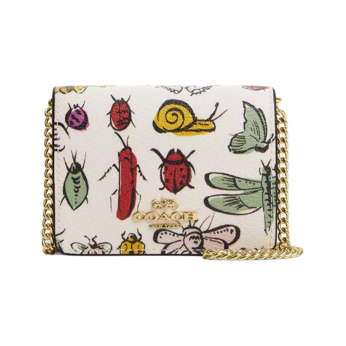

Coach 10 Animal Pattern Chain Shoulder Strap Print Coated Canvas Smooth Leather Crossbody Bag Women crossbody bag Gold Chalk Multicolor CR373-IMCAH Basic Set (Bag+Dust Bag)