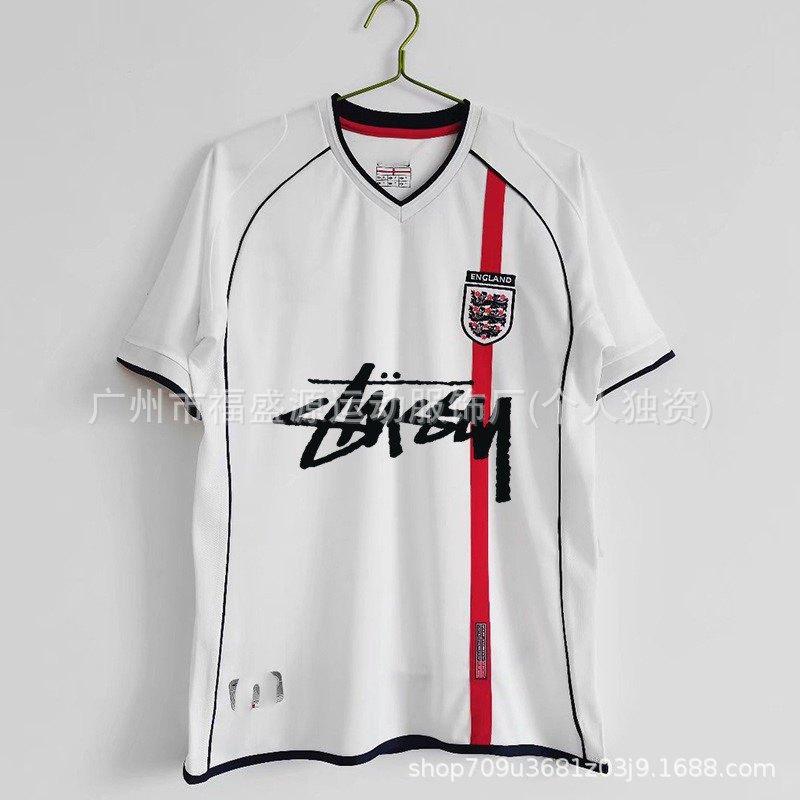 Retro Jersey Brazil Argentina Germany England Portugal Spain Signature Short Sleeved Football