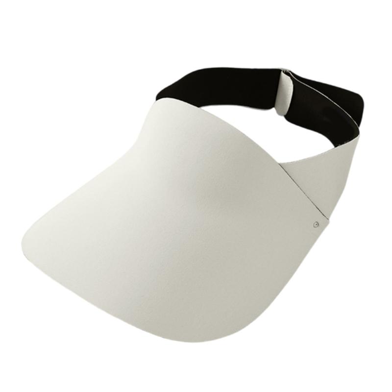 

Foldable Lightweight Sun Visors Hat for Children with Adjustable Fit for Hiking and Gardening Ponytail Beach Hat бежевий