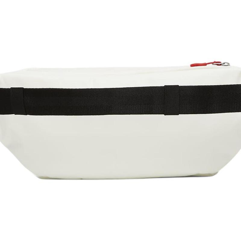 Nike ELEMENTAL Fabric Fanny Pack Unisex Canvas White & Black & University Red Casual FZ6514-133