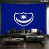 Arazzo da Parete del Portsmouth Football Club Appeso Estetico alla Parete Coperta in Tessuto Stampato Arazzi Decorativi per Camera da Letto Soggiorno Decorazione per la Casa