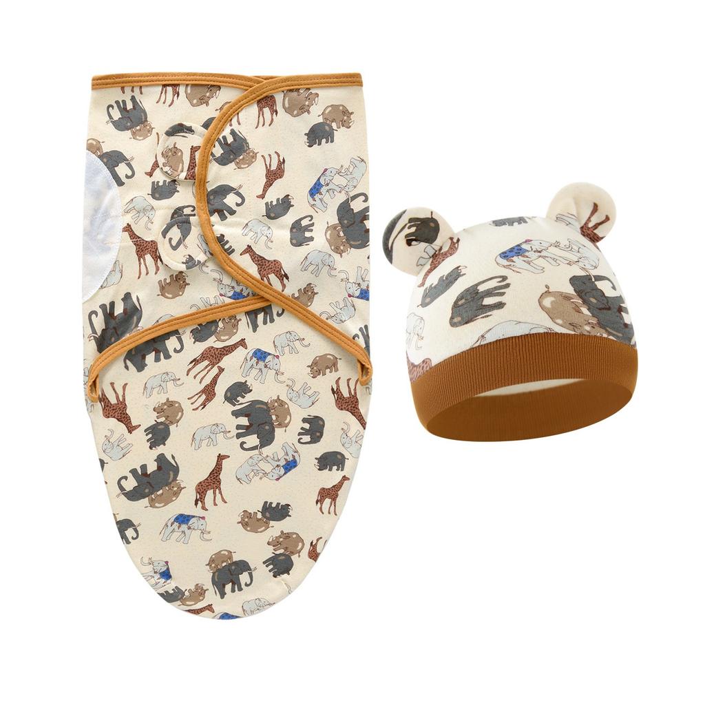 Dětská zavinovací deka 0-6 měsíců popruh ochrana bříška dětská spací deka zavinovačka pro novorozence tenký styl na léto dětská deka