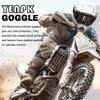 Motorcycle Goggles, Dirt Bike Goggles ATV Offroad Riding Motocross Protective UTV Helmet Glasses For Adults Youth Kids