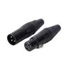 Mufă Audio XLR Cannon Exclusivă Transfrontalieră: Conector mixer cu 3 pini mamă/tată