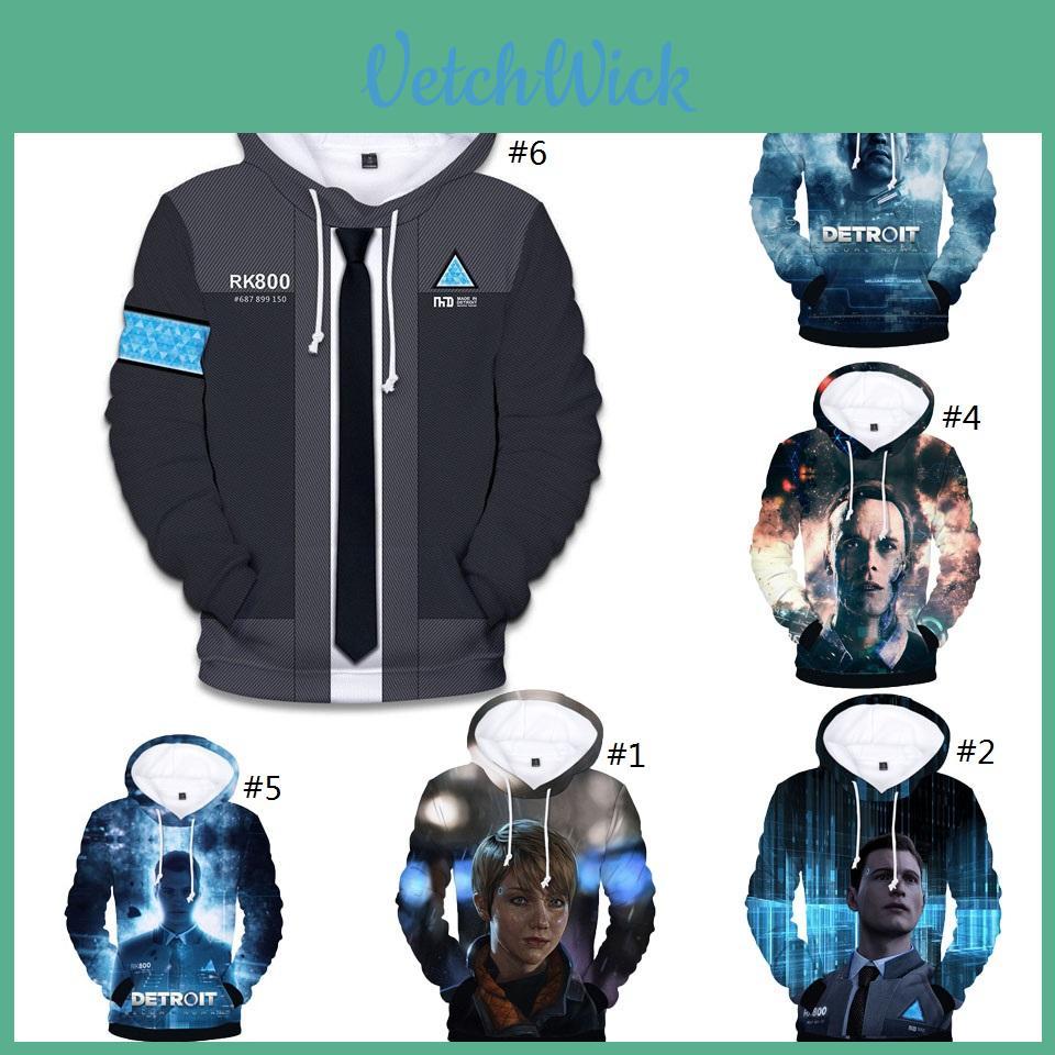 Ultimate Comfort Detroit Become Human Connor Rk800 Hoodie For Everyday Wear
