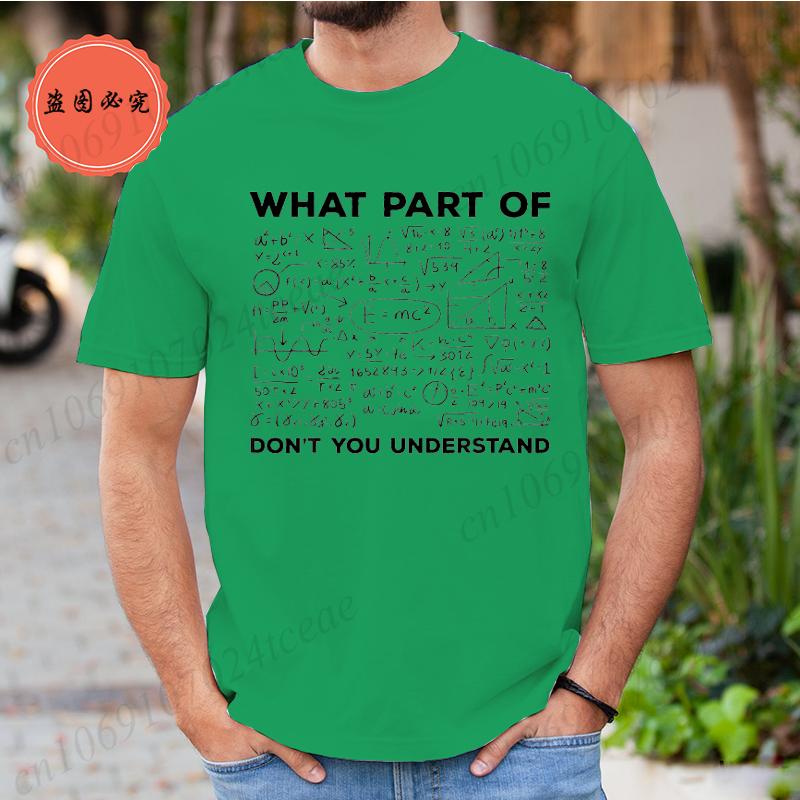 Summer T Shirt for Men T-shirt Unisex Streetwear Mathematics Math University Teacher Ironic Joke Graphic Fashion Men's Clothing
