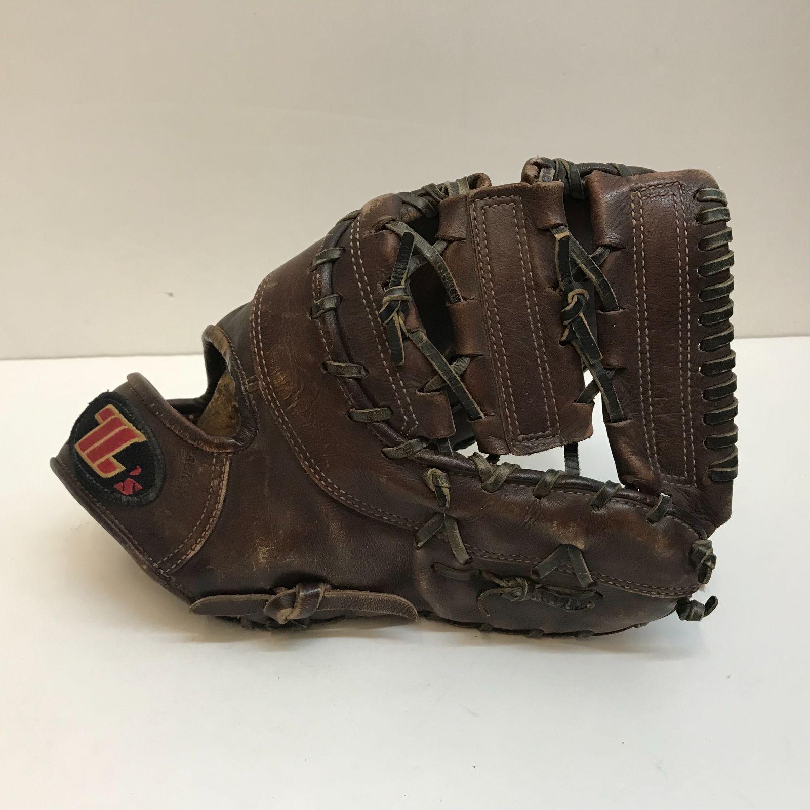Used [Hiroten] Old logo ZETT First Mitt Softball Adult Grand Status BGS-3 [432-0299]