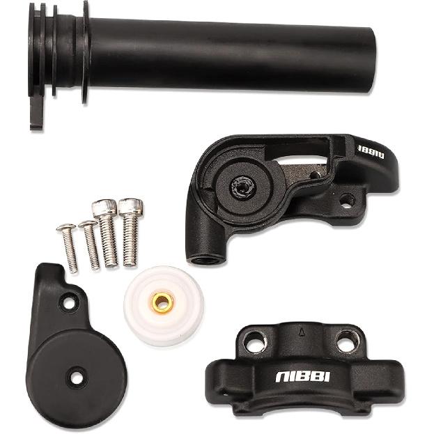Nibbi Motorcycle Throttle For Honda Yamaha Suzuki Kawasaki, High Sensitivity Short Stroke Light Control Handlebar For Motocross Dirt Bike Pit Bike