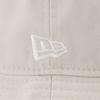 New Era STN WHI 25J Twill Cotton Bucket BUCKET-01 Hat, Stone, M/L