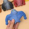 Cute Gorilla Figurines Humorous Expression Monkey Statues Stretchable Squeeze Animal Figure Office Ornament Home Decoration