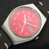 AUTOMATIC 6309A VINTAGE SEIKO 5 JAPAN MENS ARABIC RED COLOR DIAL WATCH A701589-5 R206b-a701589