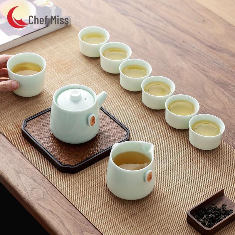 CXJ Ge Kiln Ceramic Kung Fu Tea Set