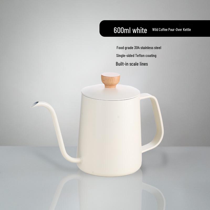 Σετ Καφέ Κανάτας Λαιμού Χήνας από Ανοξείδωτο Ατσάλι με Θερμόμετρο & Αντιθερμική Λαβή - Δωρεάν Αποστολή