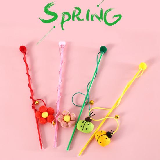 Кошачья палочка, привлекающая внимание, облегчающая давление, привлекательная мультяшная палочка для кошек, дразнящая палочка для домашних животных