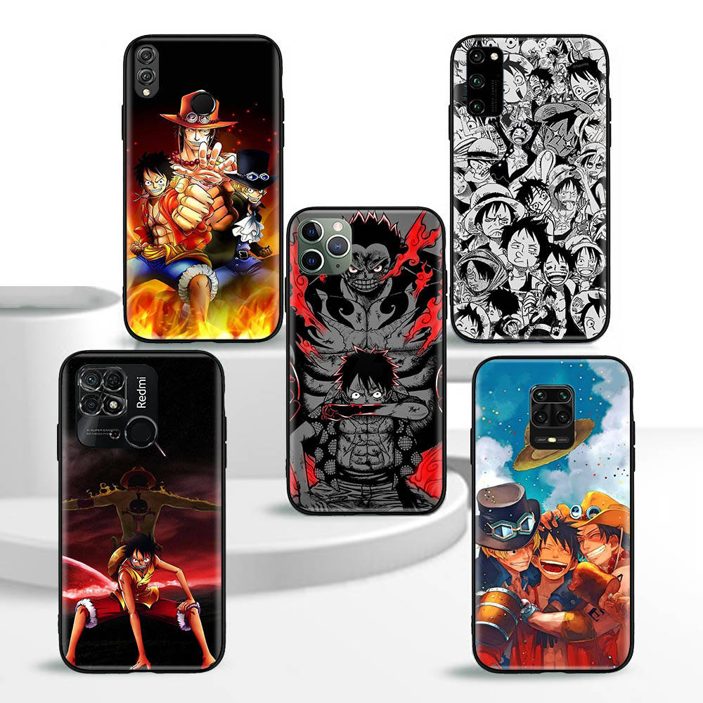 W-31 One Piece Luffy Soft Case for Samsung A04s A05s A10s A11 A12 A14 A15 A22 A23 A32 A50S M31 M51 M52 M53 A25 A30S A51 A52 A55 A70 A71 A72 S10 S9