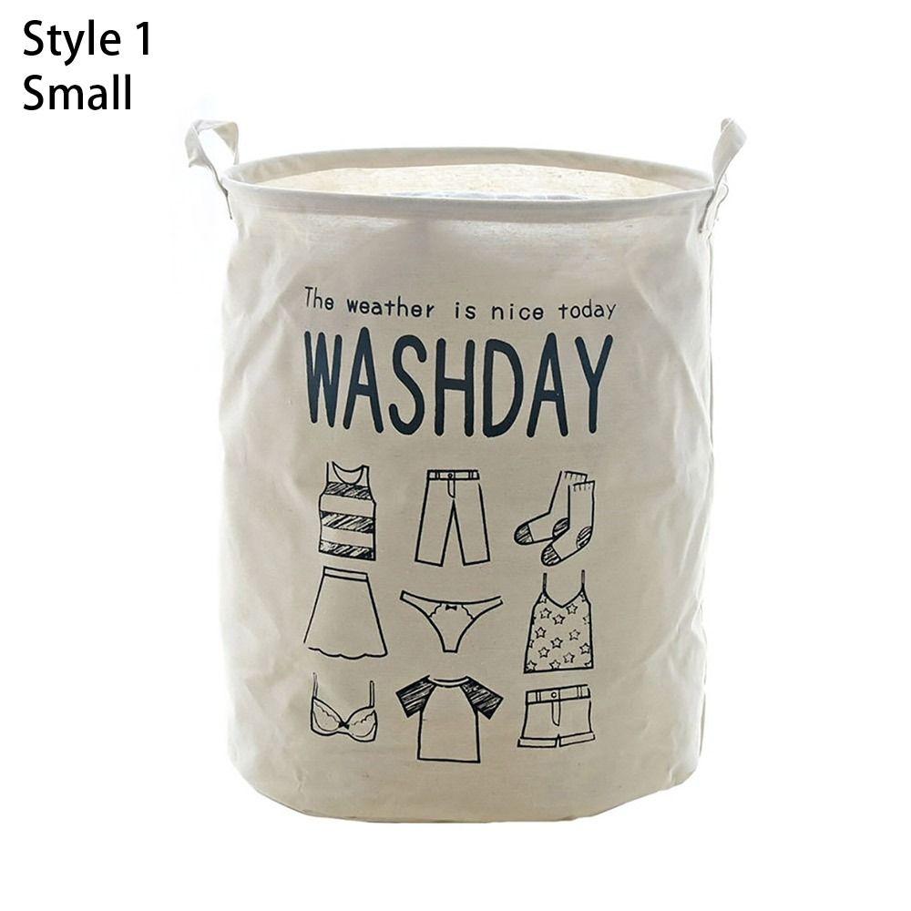 1Pcs Schmutzige Kleidung Organisation Hause Organizer Baumwolle Leinen Material Spielzeug Lagerung Korb