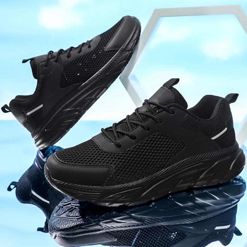 38-48 Summer Men's Sports Shoes Breathable Casual Shoes Flying Weaving Outdoor Running Shoes