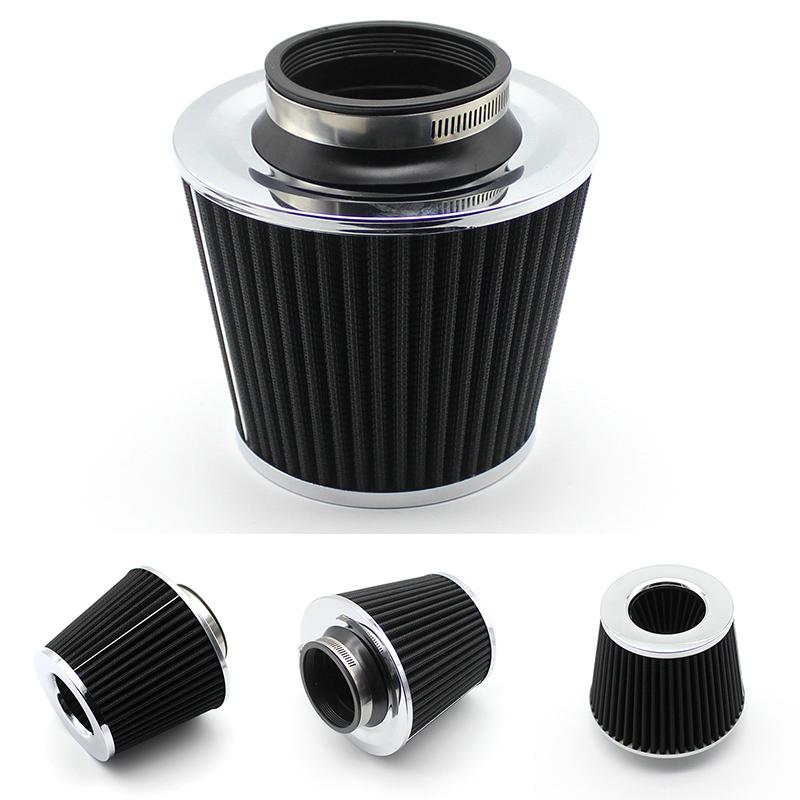 3" 76mm Universal Car Racing Cold Air Intake System Turbo Induction Pipe Tube Kit Cone High Flow Performace Air Filter Inlet