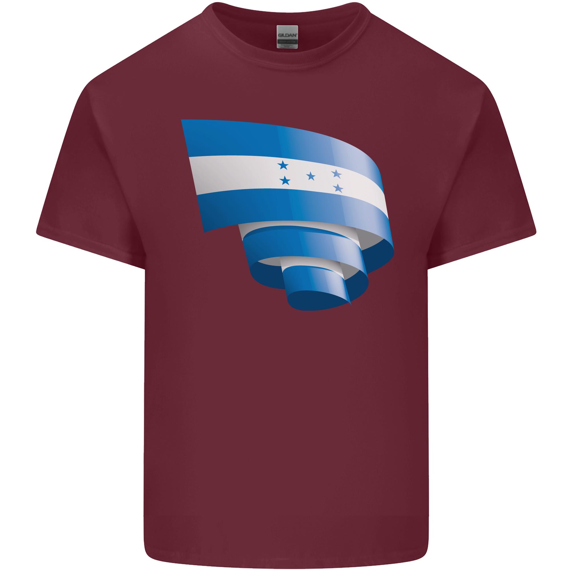 Curled Honduras Flag Honduran Day Football Unisexs Light Cotton TShirt S