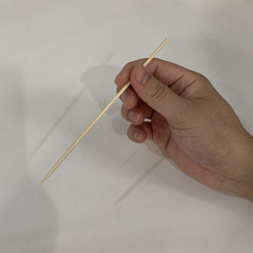 Yanagi Products Bamboo Skewers, 15cm, 75 Skewers In a Poly Container, for Yakitori, Vegetables, and Grilled Skewers, B-022