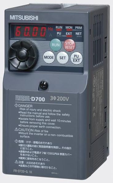 Mitsubishi Electric Inverter General-purpose FR-D700 FR-D740-0.75K