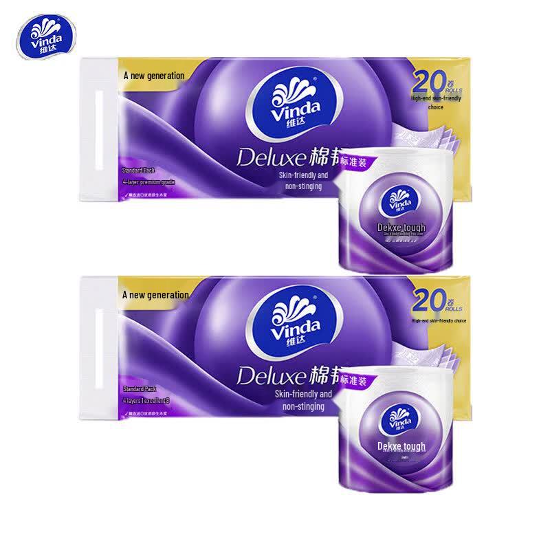 Vinda Cotton Soft 4-Ply Toilet Paper