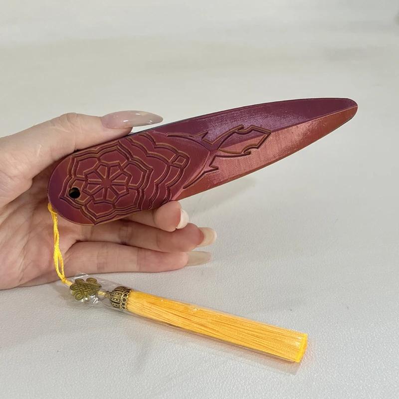 Zoey Devil Hunter Cosplay Dart Boomerang Weapons Roleplay Props for Girl Group Idol Halloween Carnival Costume Accessories