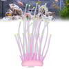 Artificial Coral Silicone Fluorescent Simulation Aquarium Fish Tank 2?Color Tube DecorationPink