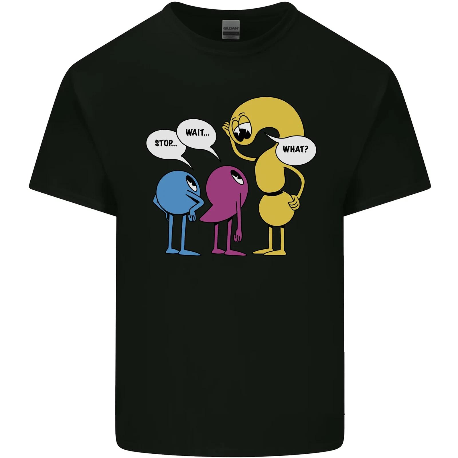 

Stop Wait What Funny English Lit Punctuation Kids T-Shirt Childrens 4XL