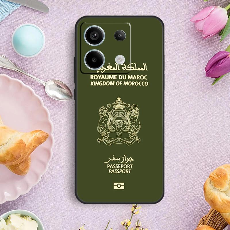 Morocco Flag Coat Of Arms Case For Xiaomi Redmi Note 14 Pro 9 10 11 12 13 Pro Cover For Redmi 15 15C 14C 12C 10C 13C