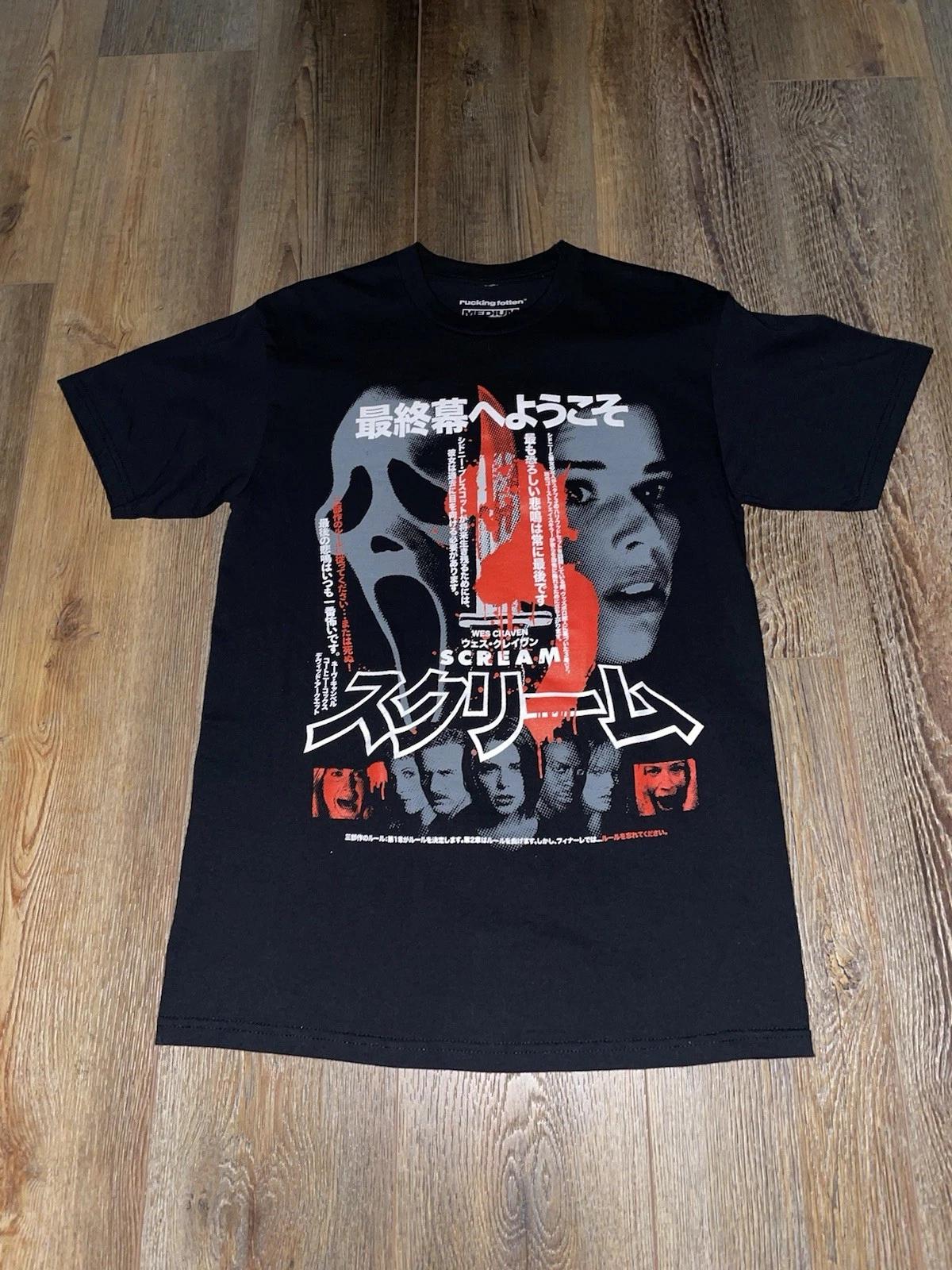 SCREAM 3 Movie Shirt Rare Graphic Mens T-Shirt Tee Top Unisex Black Color S