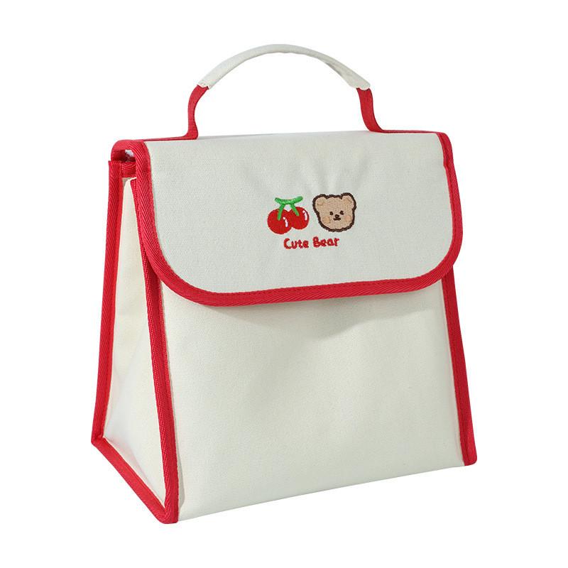 Cartoon Cute Lunch Bag With Large Capacity Style For Students And Office Use