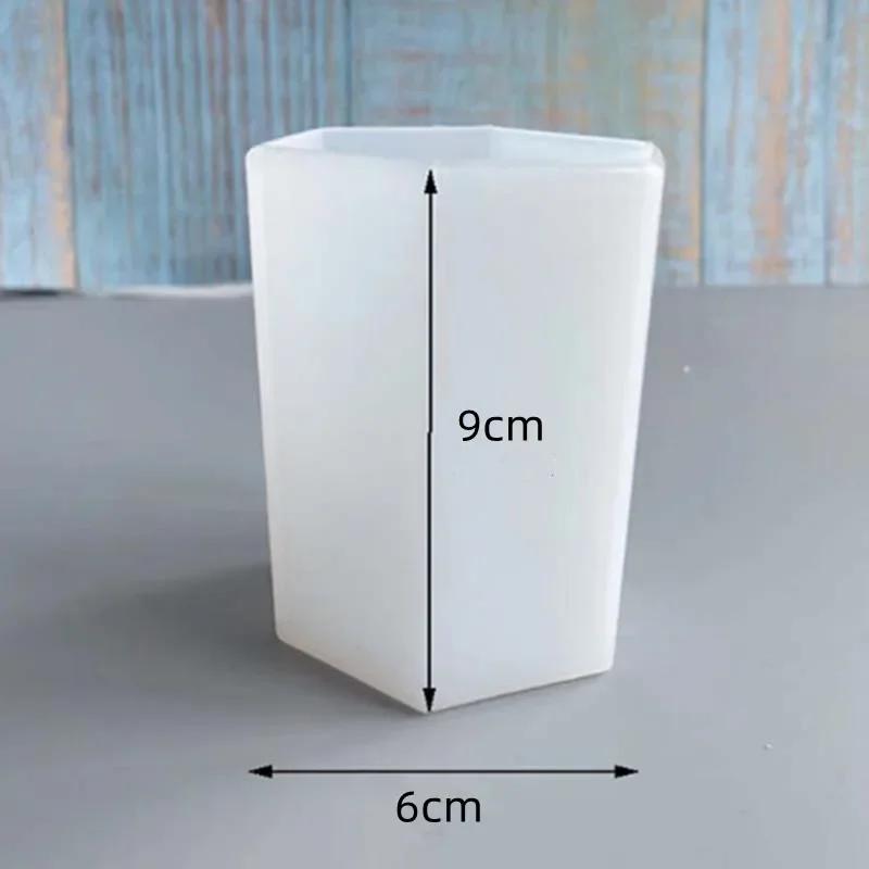 3D Cylinder Shape Candle Silicone Mold DIY Cented Candle Soap Mould Craft Gift Making Plaster Resin Wax Homemade Decoration