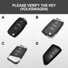 Car Carbon Fiber Pattern Remote Key Cover Case Fob For Vw Volkswagen Polo Golf Passat Tiguan Skoda Octavia Seat Leon Altea