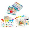 Arithmetic Math Toy Set Montessori Math Beads Counting Toy Montessori Arithmetic Kit for Early Childhood Educational Activities