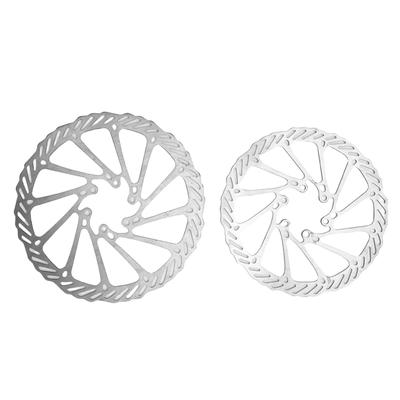 Scooter Brake Disc Set 160mm and 180mm Steel 6 Holes Scooter Wheel Brake Disc Replacement