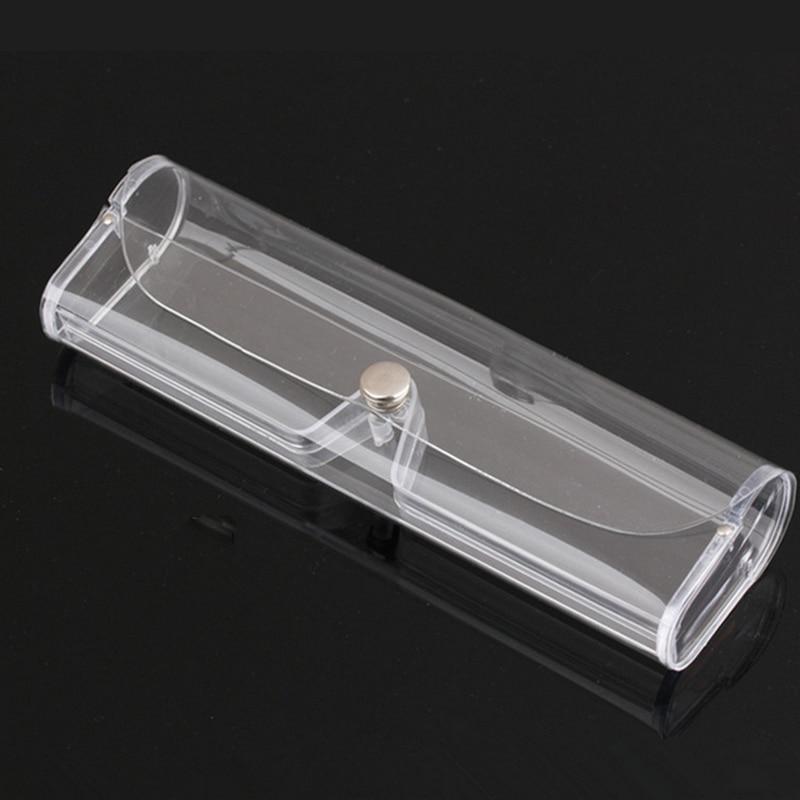 Transparent PVC Glasses Box Protector Case Carry Box Eyewear Accessoires Ultralight